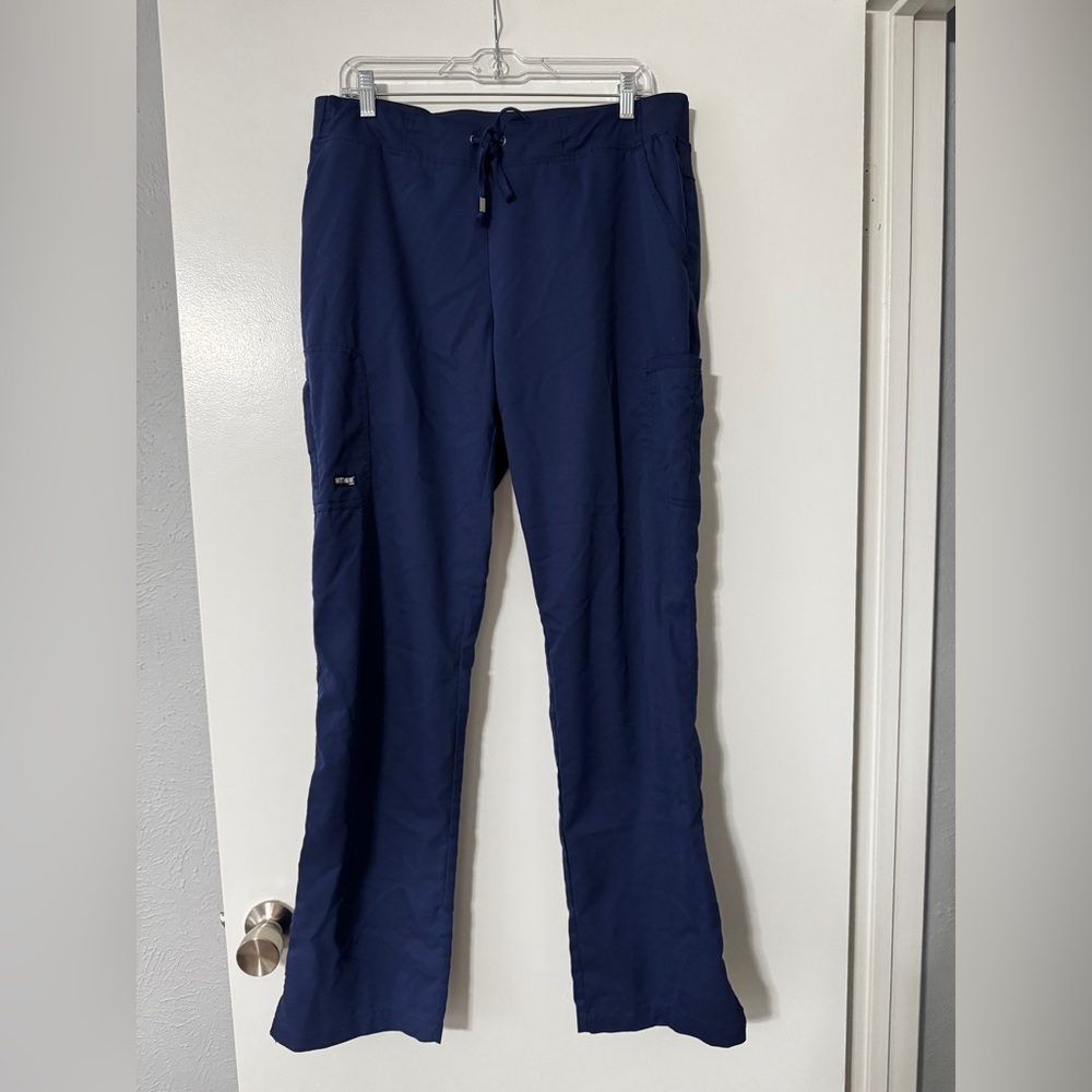 Grey's Anatomy Blue Cargo Pants with Elastic Waistband